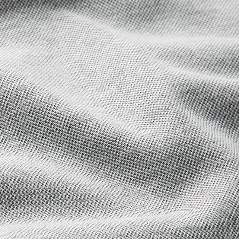 Mottled Piqué Jersey – misty grey,  image number 2