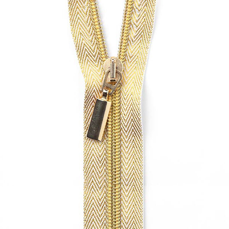 Endless Zip | Prym – metallic gold,  image number 2