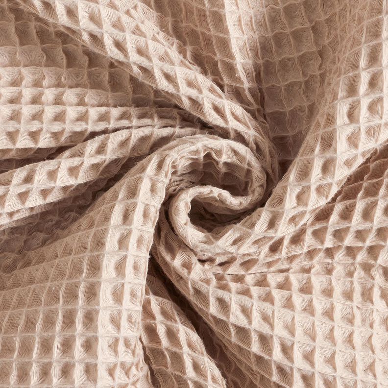 Waffle Piqué large honeycombs – cashew,  image number 3