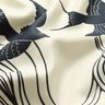 Satin panel swallows | Katia Fabrics – anthracite/cream,  thumbnail number 8