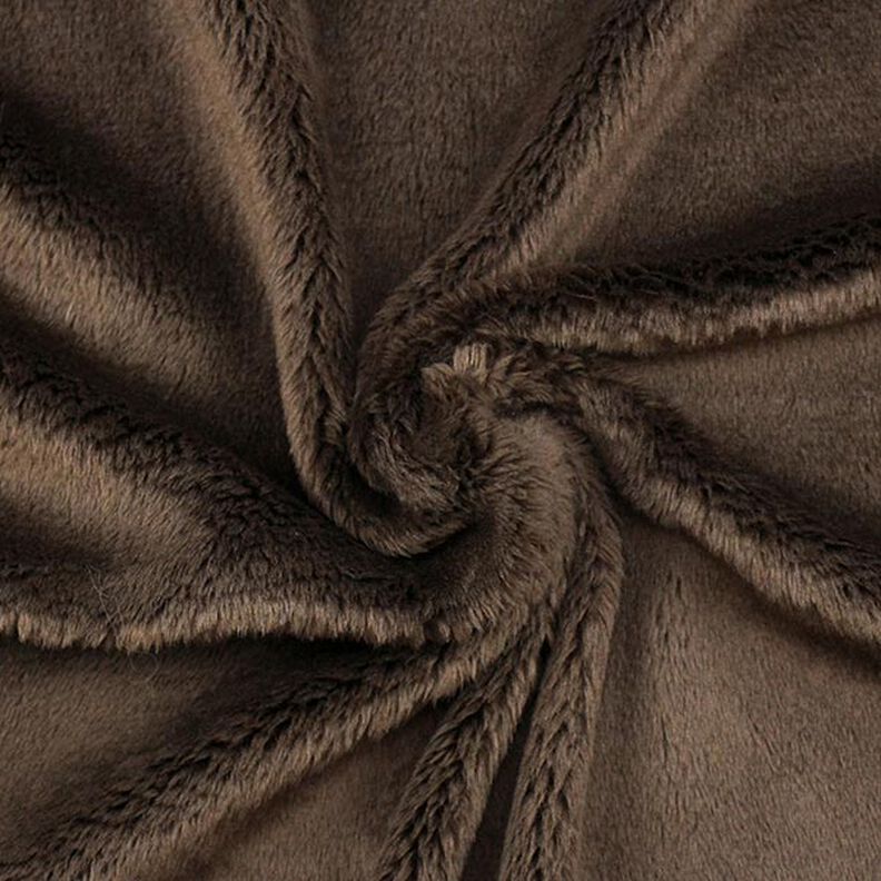 SuperSoft SNUGLY plush [ 1 x 0,75 m | 5 mm ] - dark brown | Kullaloo,  image number 2