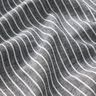 Linen Cotton Blend broad stripes – black/white,  thumbnail number 2