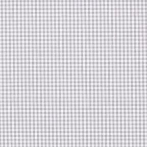 Cotton Poplin Small Gingham, yarn-dyed – grey/white, 