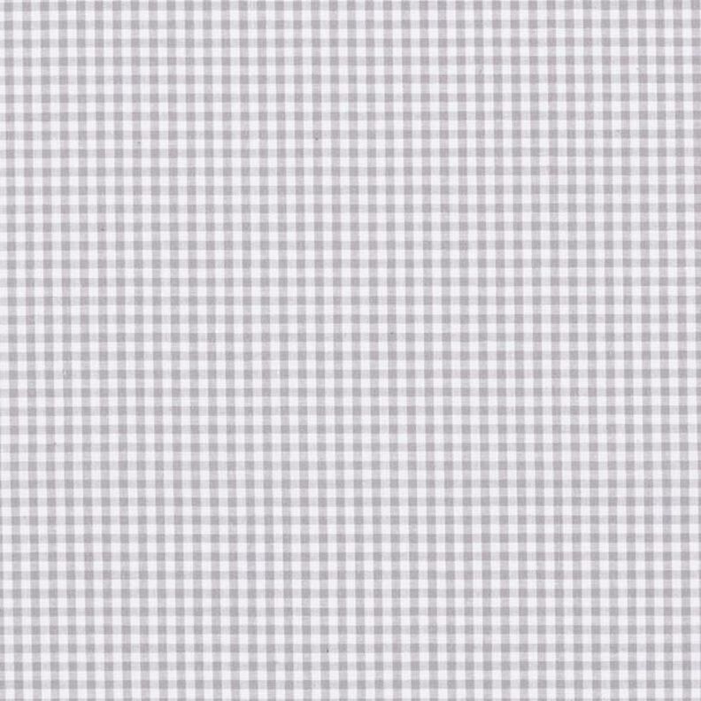 Cotton Poplin Small Gingham, yarn-dyed – grey/white,  image number 1