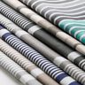 Outdoor Fabric Canvas stripe mix – light grey/white,  thumbnail number 7