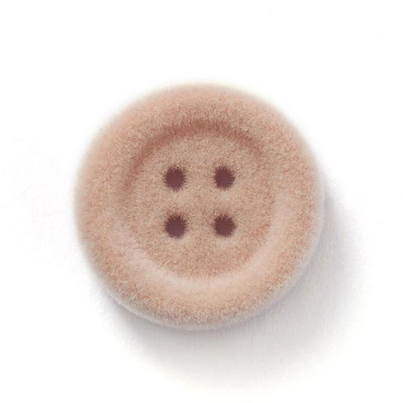 Velvet 4-Hole Button – dusky pink,  image number 1