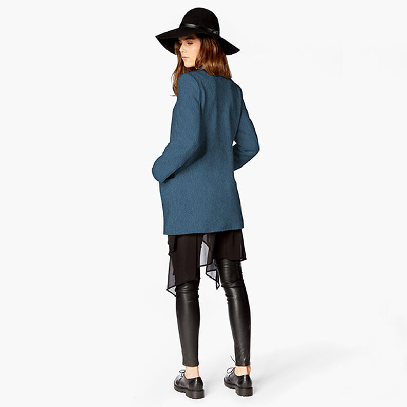 Fulled woollen loden – denim blue,  image number 9