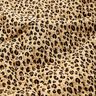 Muslin Quilted Fabric Leopard Print – beige/black,  thumbnail number 3