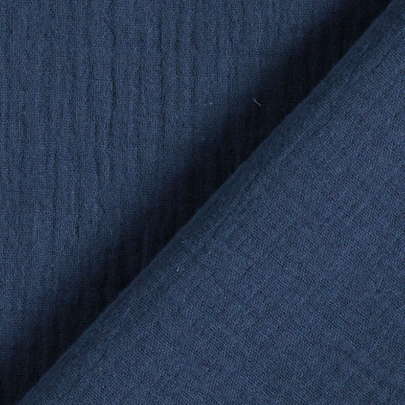 Double Gauze/Muslin – navy blue, image number 4