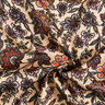 paisley flowers viscose satin – cashew,  thumbnail number 3