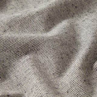 Decor Fabric Half Panama Ribbed Recycelt Cotton – slate grey/white | Remnant 50cm, 