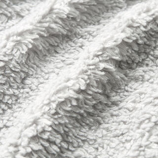 Plain cotton sherpa – light grey, 