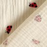Double Gauze/Muslin cute ladybugs – offwhite,  thumbnail number 4