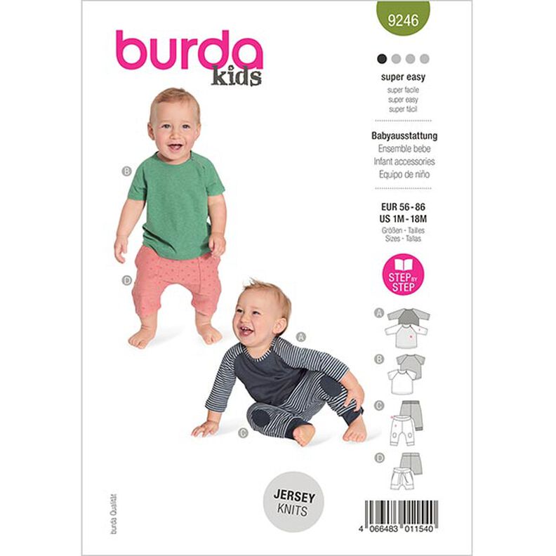 baby items  | Burda 9246 | 56-86,  image number 1