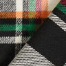 colourful checked coat fabric – black/white,  thumbnail number 4