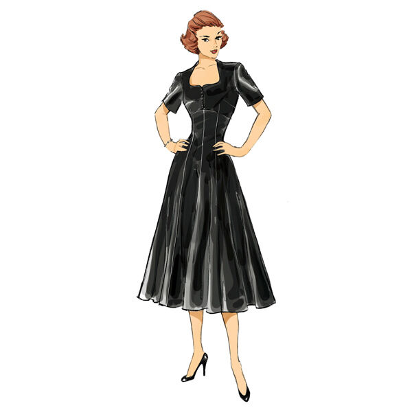 Vintage - Dress 1952, Butterick 6018 | 6 - 14,  image number 5