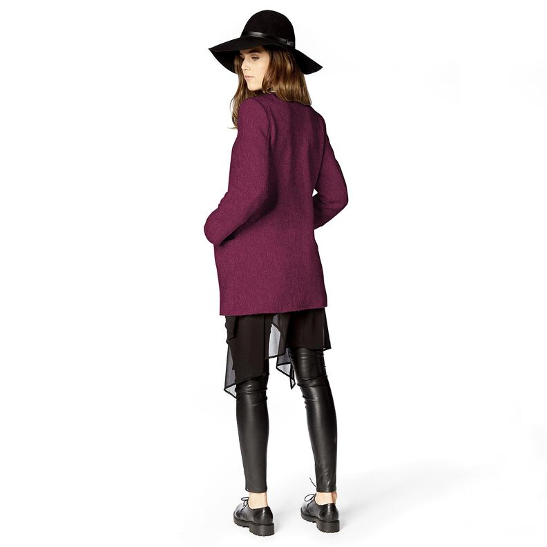 Fulled woollen loden – grape, image number 9