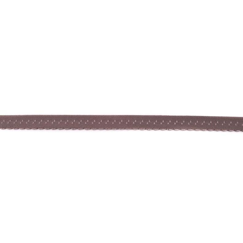 Elasticated Edging Lace [12 mm] – stone grey,  image number 1