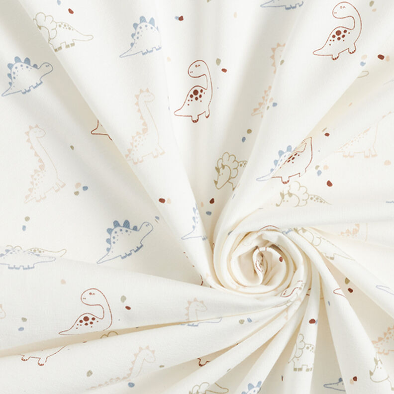 Cotton Jersey baby dinosaurs – offwhite,  image number 3