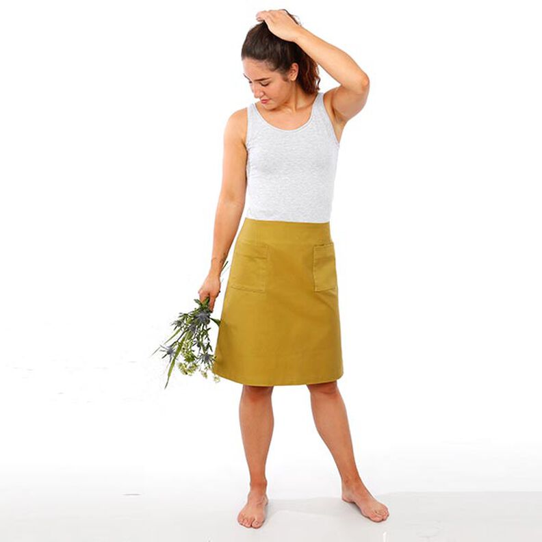 FRAU INA - simple skirt with patch pockets, Studio Schnittreif | XS - XXL,  image number 5