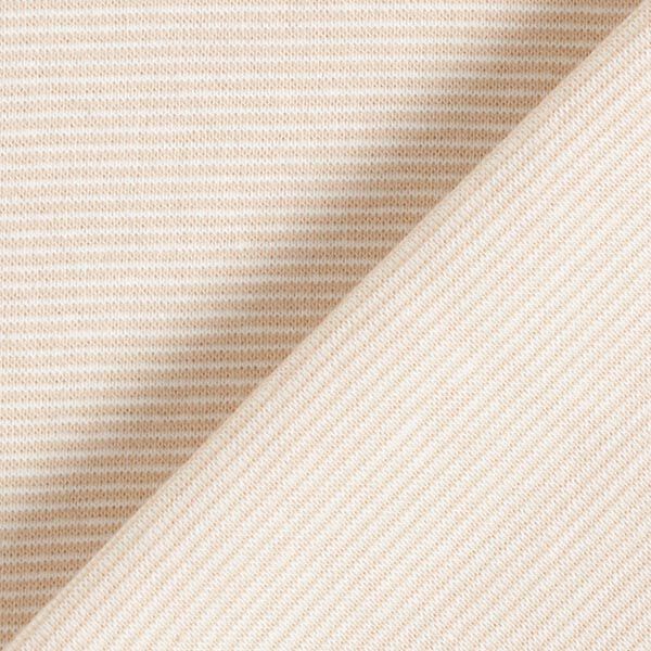 Tubular cuff fabric narrow stripes – beige/offwhite,  image number 3