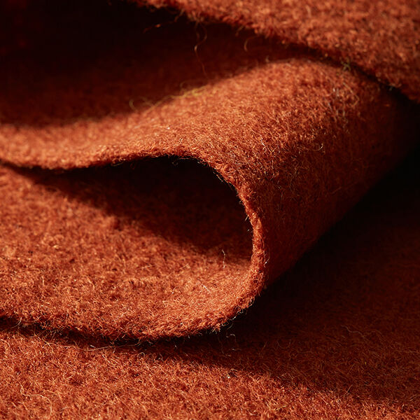 Fulled woollen loden – terracotta, image number 4