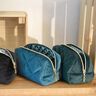 Upholstery Fabric Velvet Quilted Fabric – dark green,  thumbnail number 6