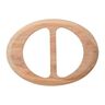 Oval Wooden Closure – beige,  thumbnail number 1