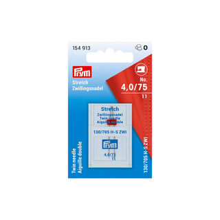 Double sewing machine needle 130/705 Stretch [NM 4,0] | Prym, 