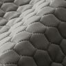 Upholstery Fabric Velvet Honeycomb Quilt – anthracite,  thumbnail number 2
