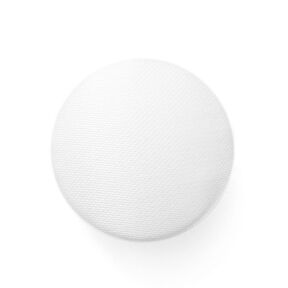 Covered button, Bridal Satin – white, 