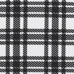Knitted jacquard check structure – black/white, 