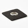 Eyelet patch [30 x 30 mm] – black/metallic silver,  thumbnail number 3