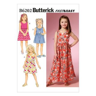 Children's Dresses, Butterick 6202 | 6 - 8, 