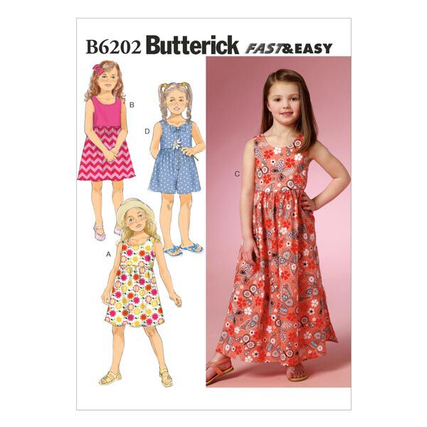 Children's Dresses, Butterick 6202 | 6 - 8,  image number 1
