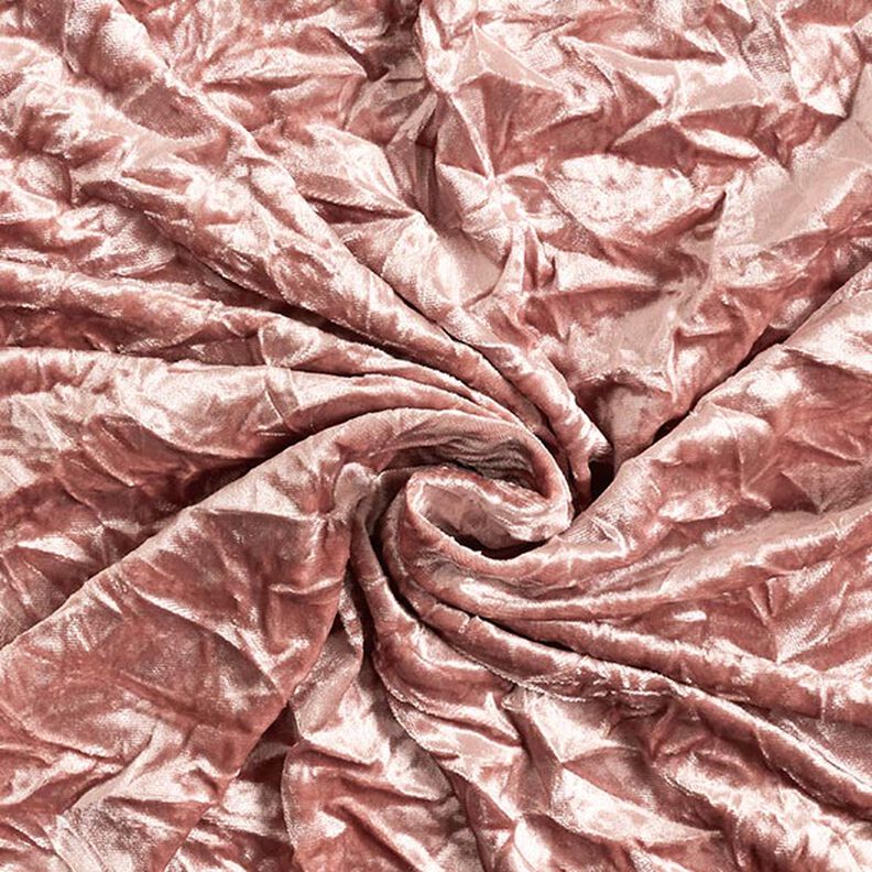Crushed stretch velvet – dusky pink,  image number 3