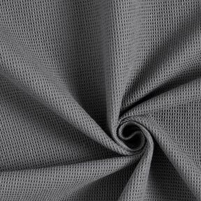 Waffle piqué Mini – dark grey, 