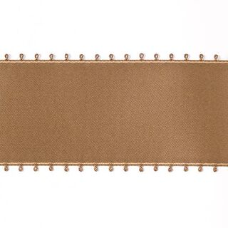 Picot Edge Ribbon - dark beige, 