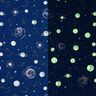 Decor Fabric Glow in the dark constellation – navy blue/light yellow,  thumbnail number 1