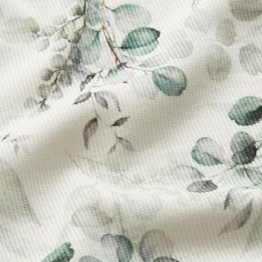 Ribbed Jersey Eucalyptus Digital Print – offwhite, 