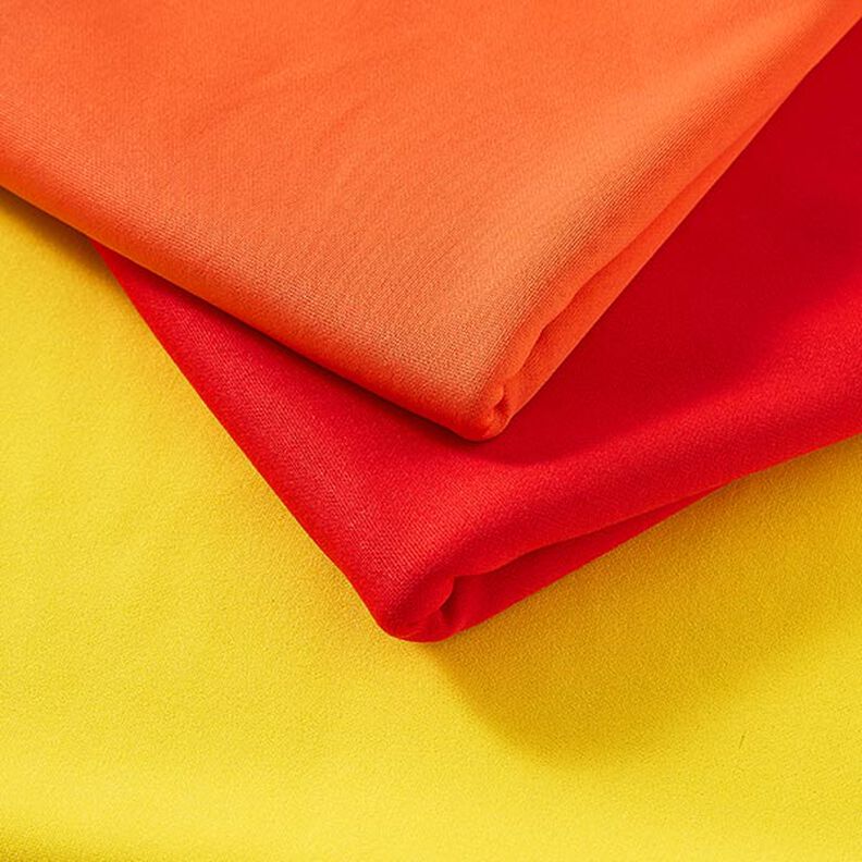 Lightweight Crepe Scuba – yellow,  image number 4