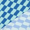Softsweat wavy check| Poppy Fabrics – royal blue/ice blue,  thumbnail number 4