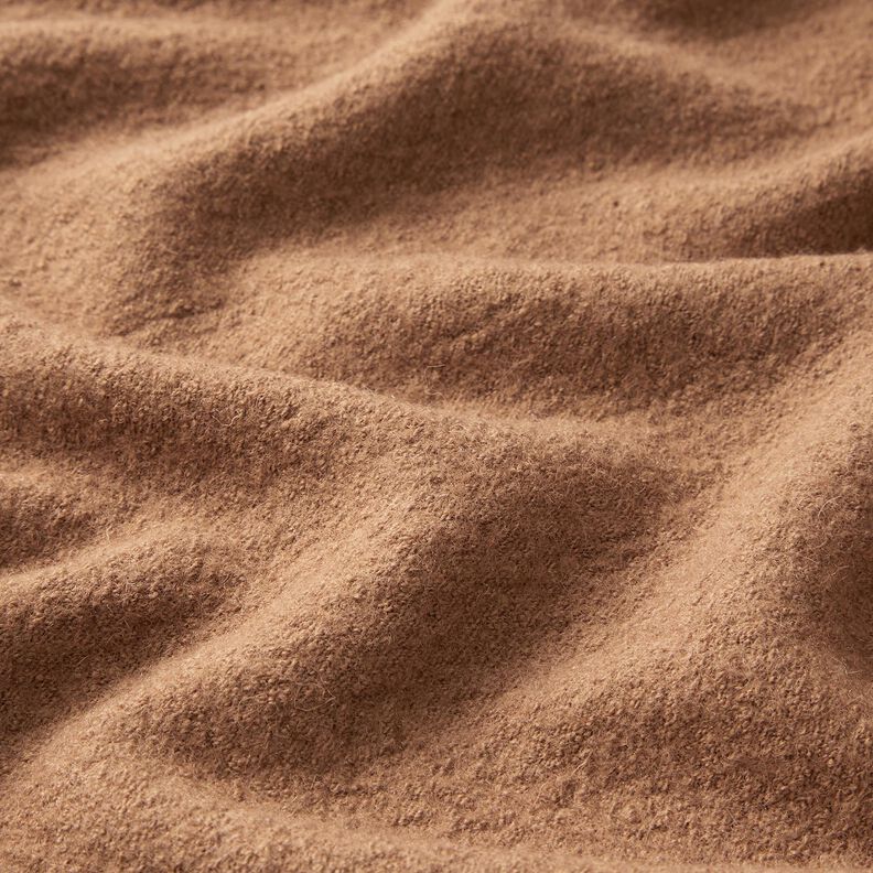 Lightweight viscose and wool blend knitted fabric – mocca,  image number 2