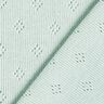 Fine Jersey Knit with Openwork – mint,  thumbnail number 3