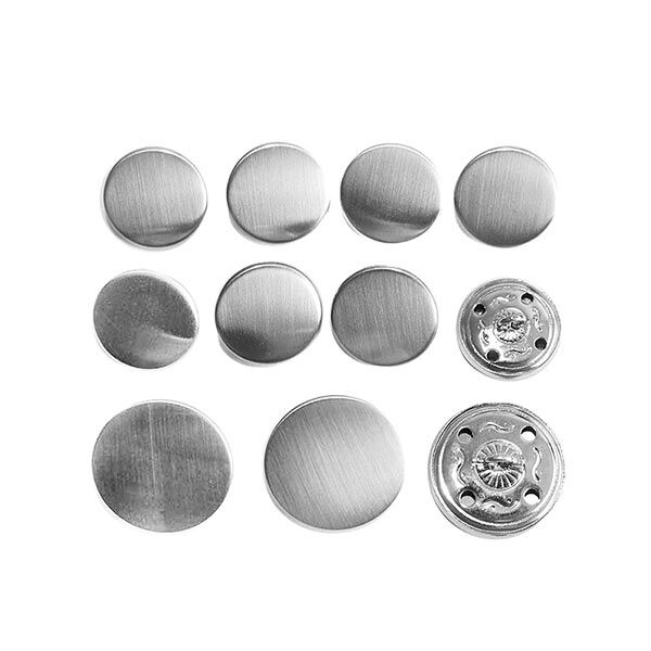 Suit Button Set [ 11-Pieces ] – silver metallic,  image number 2