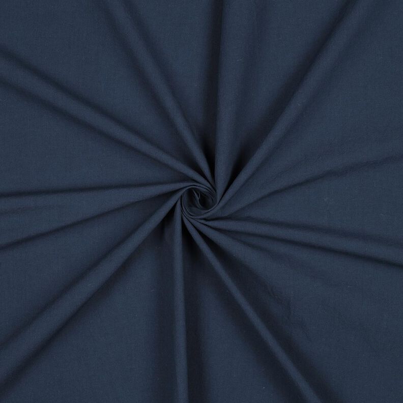 Cotton crinkle pre-washed – midnight blue,  image number 1