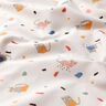 Cotton Poplin Cat Confetti – ivory/light taupe,  thumbnail number 2