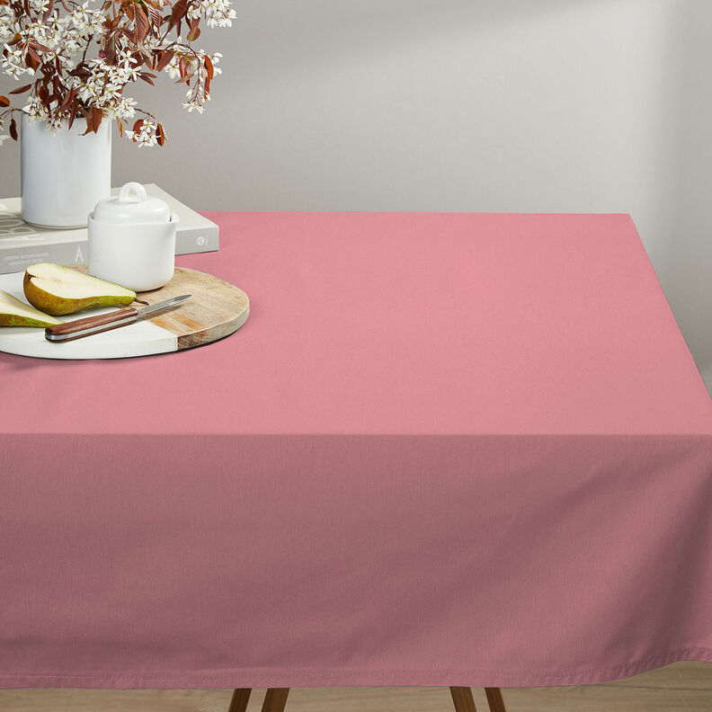 Cotton Cretonne Plain – dark dusky pink,  image number 5