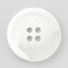 4-hole round button [Ø 25 mm] – white,  thumbnail number 1