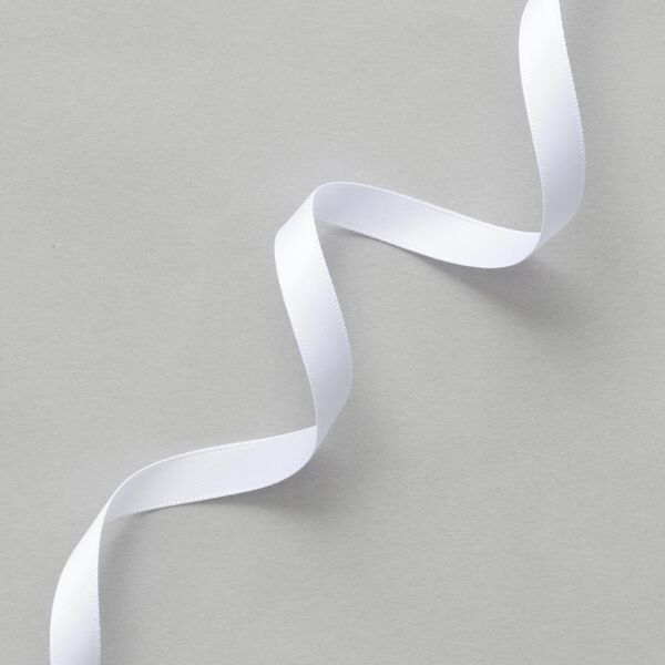 Satin Ribbon [9 mm] – white,  image number 3